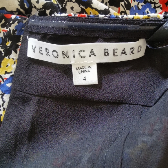 Veronica Beard Annika Floral Print Strapless Dress - Picture 8 of 9